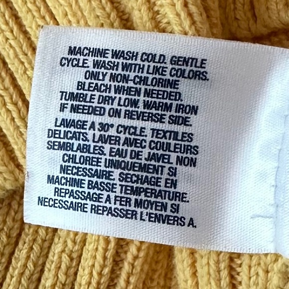 Polo by Ralph Lauren Yellow Cable Knit Vest - Picture 5 of 5